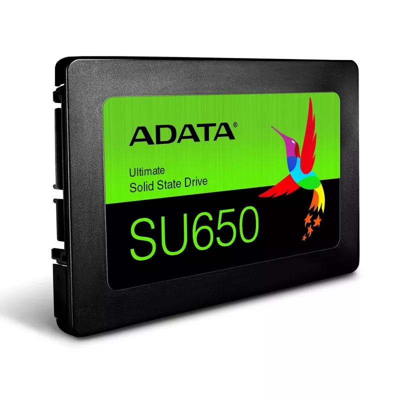2,5 colio SATA III SSD ADATA ASU650SS-256GT-R 256 GB — 520 MB/s skaitymas, 450 MB/s rašymas, 3D NAND
