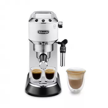 Espresso aparatas De’Longhi EC 685.W — pusiau automatinis, 1,1 L vandens bakas, 15 bar, termoblokas, garo putotuvas