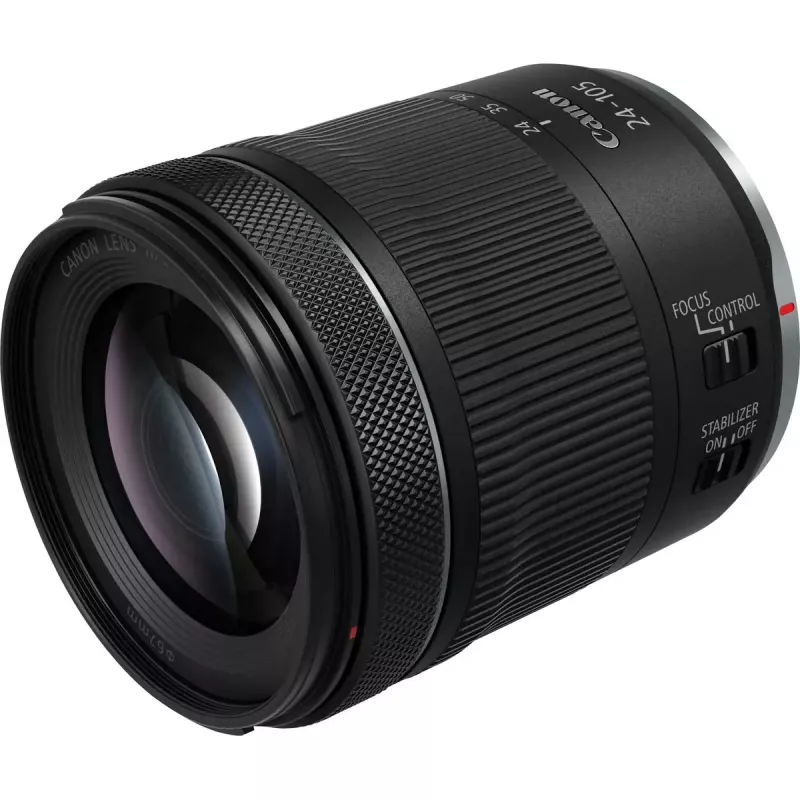Veidrodinė kamera Canon EOS RP + RF 24-105mm F4-7.1 IS STM 26,2 MP CMOS 6240 x 4160 pikseliai Juoda