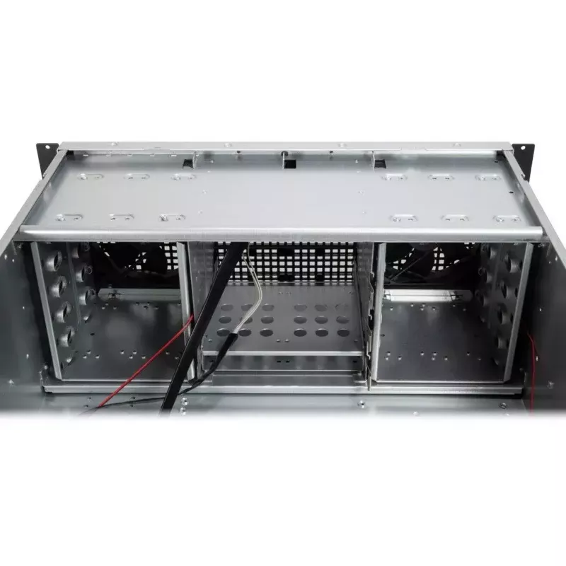 Serverio korpusas Inter-Tech 4U 40248 Rack juodas, pilkas