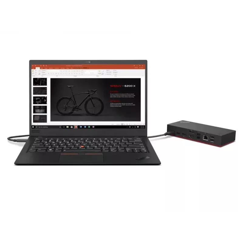 Lenovo ThinkPad Universal USB-C Dock – laidinis USB 3.2 Gen 1 (3.1 Gen 1) Type-C dokas, juodas