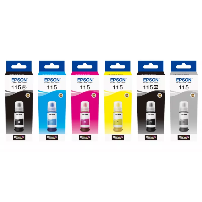 Rašalo buteliukas Epson 115 ECOTANK C13T07D34A purpurinis
