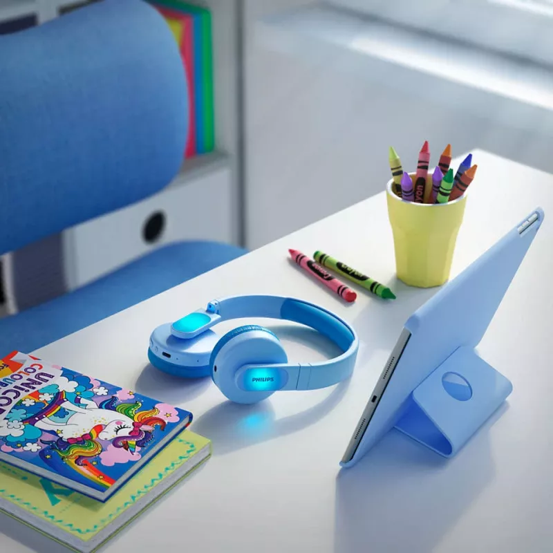 Philips TAK4206BL/00 belaidės ausinės vaikams Bluetooth mėlyna
