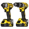 Belaidis įrankių rinkinys DeWalt DCK266P2T — 18V, 2×5.0Ah akumuliatoriai, smūginis gręžtuvas ir veržliasukis, įkroviklis, dėklas
