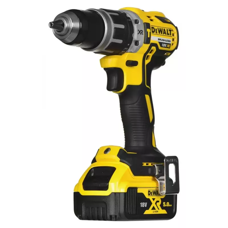 Belaidis įrankių rinkinys DeWalt DCK266P2T — 18V, 2×5.0Ah akumuliatoriai, smūginis gręžtuvas ir veržliasukis, įkroviklis, dėklas