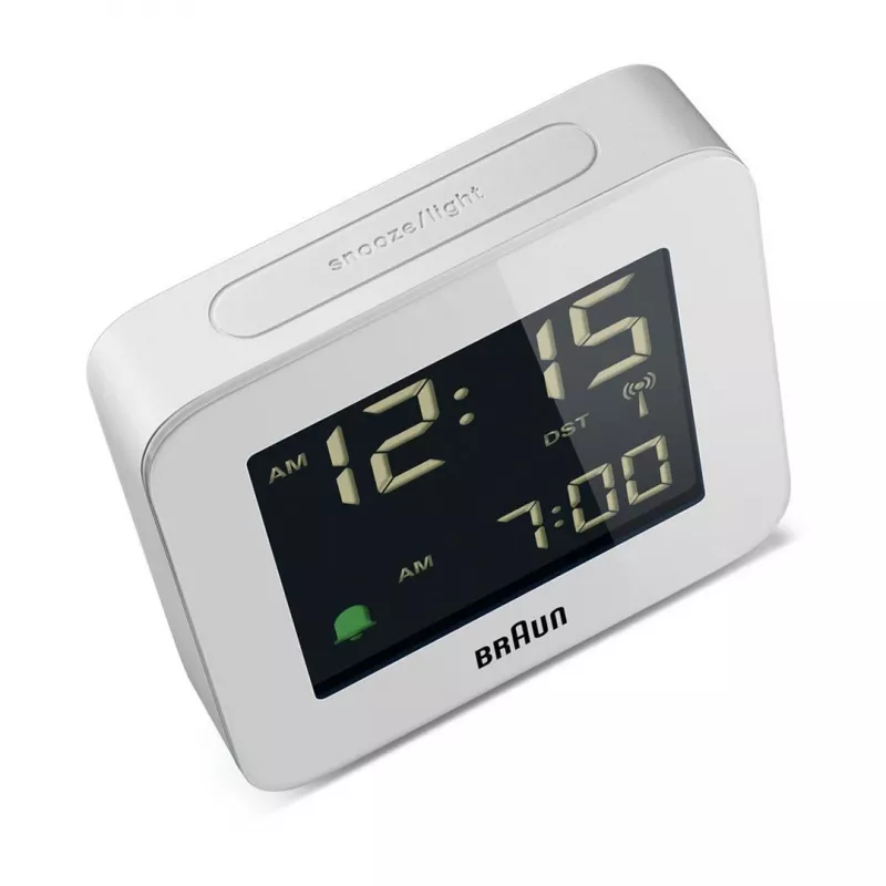 Braun BC09-DCF skaitmeninis žadintuvas baltas