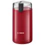 Kavos malūnėlis Bosch TSM6A014R, 75 g talpa, 180 W, nerūdijančio plieno peiliukai, raudona