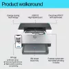 HP LaserJet M209dw spausdintuvas, lazerinis, 600 x 600 DPI, A4, 29 ppm, dvipusis spausdinimas, baltas