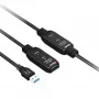 CLUB3D USB 3.2 Gen1 aktyvus kartotuvinis laidas 10 m / 32,8 pėdos M/F 28AWG