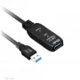 CLUB3D USB 3.2 Gen1 aktyvus kartotuvinis kabelis 5 m / 16,4 pėdų M/F 28AWG