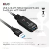 CLUB3D USB 3.2 Gen1 aktyvus kartotuvinis kabelis 5 m / 16,4 pėdų M/F 28AWG