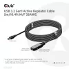 CLUB3D USB 3.2 Gen1 aktyvus kartotuvinis kabelis 5 m / 16,4 pėdų M/F 28AWG