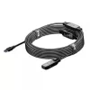 CLUB3D USB 3.2 Gen1 aktyvus kartotuvinis kabelis 15 m / 49,2 pėdų M/F 28AWG
