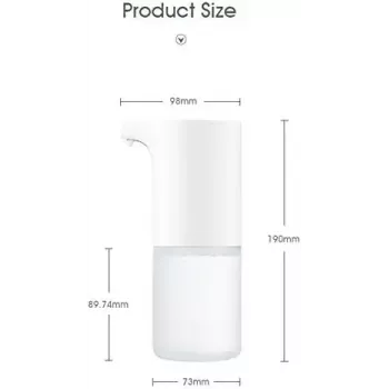 Xiaomi Mi automatinis putojantis muilo dozatorius Baltas (muilinė įsigyjama atskirai)