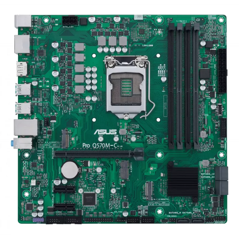 ASUS PRO Q570M-C/CSM Intel Q570 LGA 1200 (Socket H5) micro ATX pagrindinė plokštė