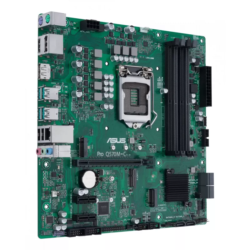 ASUS PRO Q570M-C/CSM Intel Q570 LGA 1200 (Socket H5) micro ATX pagrindinė plokštė