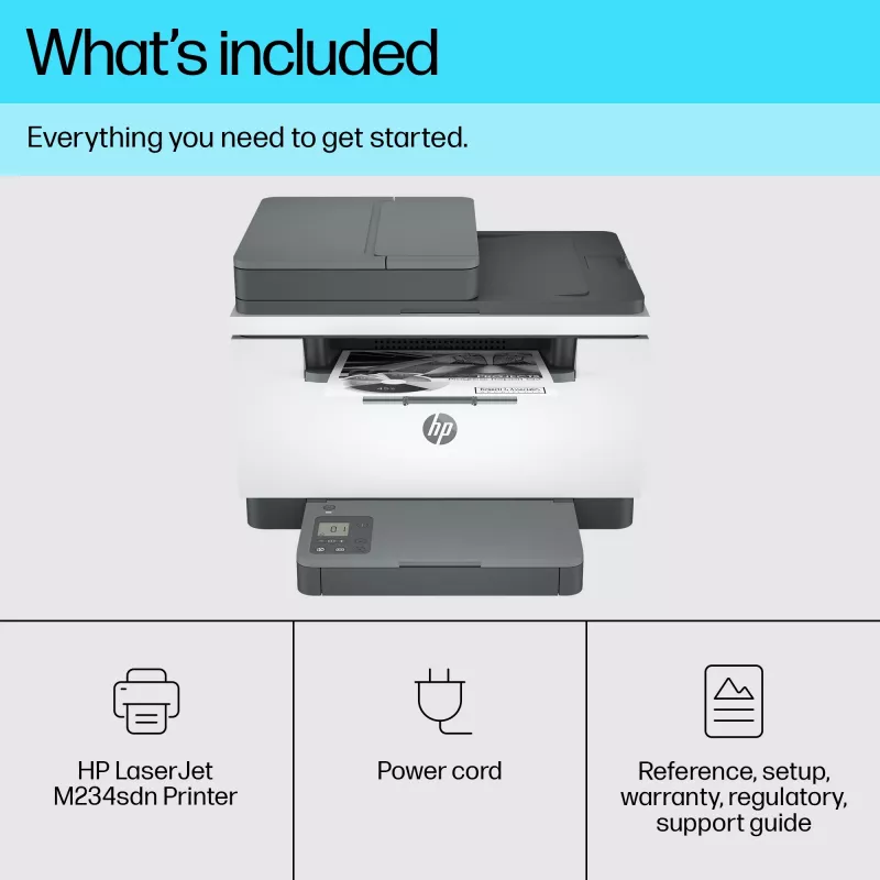 Daugiafunkcinis spausdintuvas HP LaserJet MFP M234sdn juodai baltas lazerinis