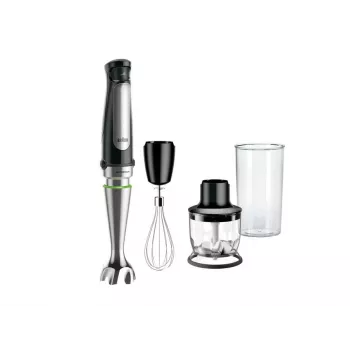 Braun MQ 7025X Panardomasis blenderis 0,6 L 1000 W Juodas, Nerūdijantis plienas