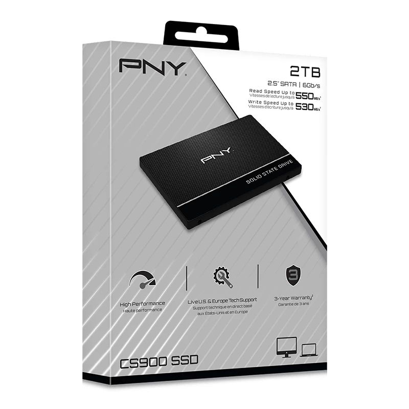 PNY SSD CS900 2TB SATA 6Gb/s 2,5 colio vidinis kietasis diskas