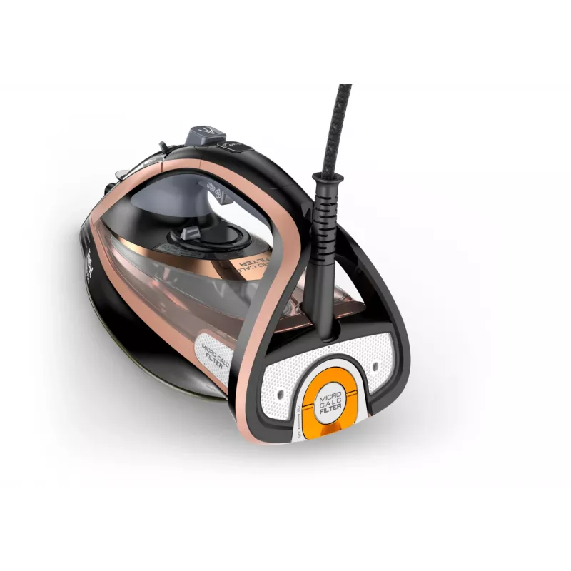 Lyginimo lygintuvas Tefal FV9845 — 3200 W, 60 g/min nuolatinis garas, 350 ml bakelis, vertikalus garas, 1,45 kg, Juodas/Varinis