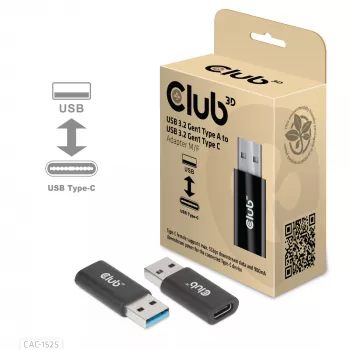 CLUB3D USB 3.2 Gen1 Type A į Type C adapteris (M/F) CAC-1525