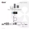 CLUB3D USB 3.2 Gen1 Type A į Type C adapteris (M/F) CAC-1525