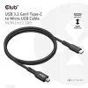 CLUB3D USB 3.2 Gen1 Type-C į Micro USB laidas M/M 1m /3,28 pėdų