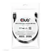 CLUB3D USB 3.2 Gen1 Type-C į Micro USB laidas M/M 1m /3,28 pėdų