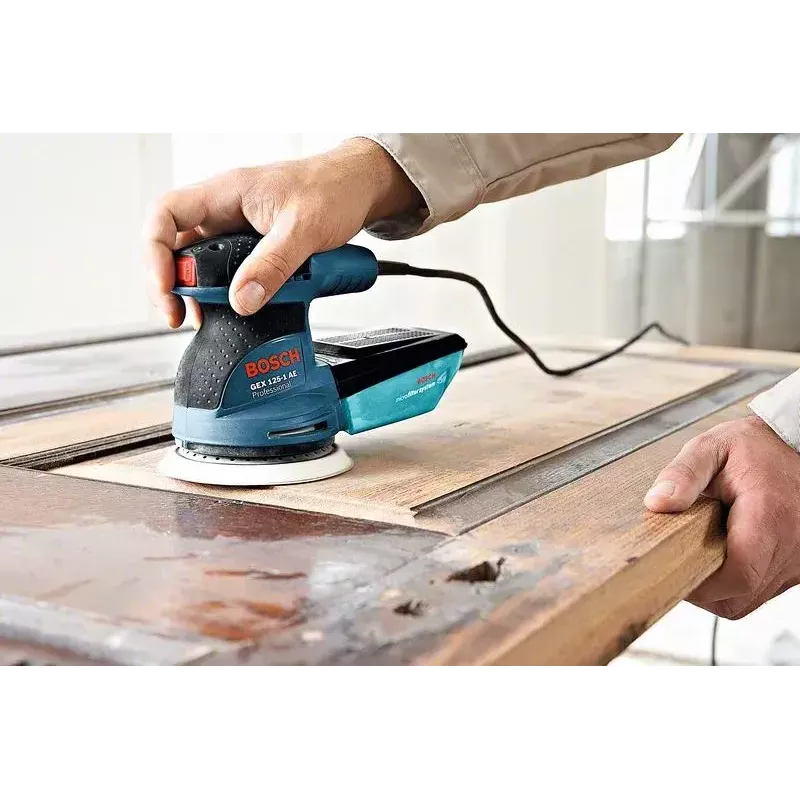 Bosch GEX 125-1 AE orbitinis šlifuoklis 12000 RPM 24000 OPM mėlynas