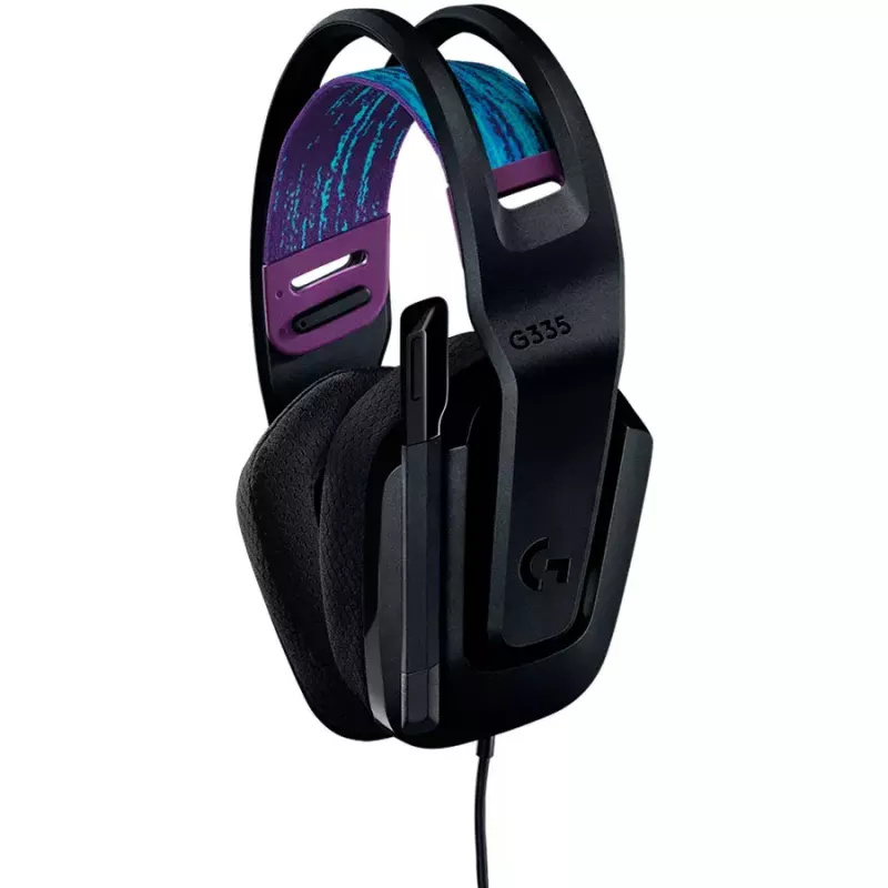 Ausinės Logitech G G335, lankelis, 3,5 mm jungtis, juodos