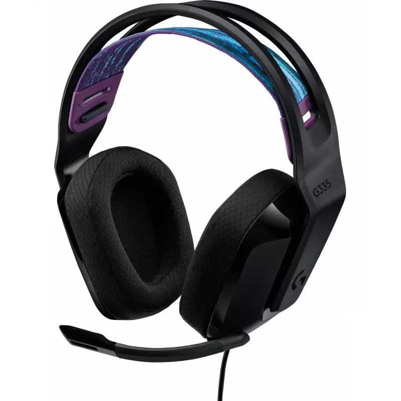Ausinės Logitech G G335, lankelis, 3,5 mm jungtis, juodos