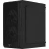 Korpusas AEROCOOL CS107V2 Mini Tower – juodas, microATX/Mini-ITX, 2x120mm ventiliatoriai, 1x3.5 colio + 2x2.5 colio vietos