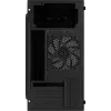 Korpusas AEROCOOL CS107V2 Mini Tower – juodas, microATX/Mini-ITX, 2x120mm ventiliatoriai, 1x3.5 colio + 2x2.5 colio vietos