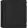 Korpusas AEROCOOL CS107V2 Mini Tower – juodas, microATX/Mini-ITX, 2x120mm ventiliatoriai, 1x3.5 colio + 2x2.5 colio vietos