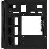 Korpusas AEROCOOL CS107V2 Mini Tower – juodas, microATX/Mini-ITX, 2x120mm ventiliatoriai, 1x3.5 colio + 2x2.5 colio vietos