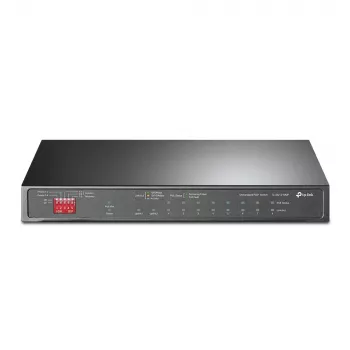 TP-Link TL-SG1210MP tinklo jungiklis nevaldomas Gigabit Ethernet (10/100/1000) Power over Ethernet (PoE) Juodas