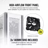 PC dėklas Corsair 7000D AIRFLOW Full Tower Baltas
