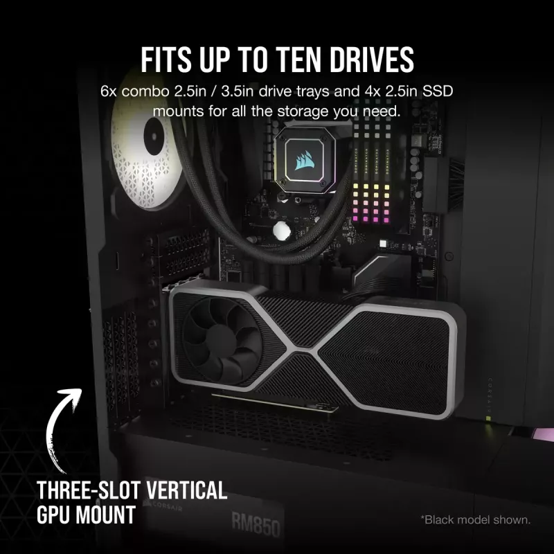 PC dėklas Corsair 7000D AIRFLOW Full Tower Baltas
