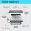 Daugiafunkcis lazerinis spausdintuvas HP LaserJet MFP M234dw — vienspalvis, A4, 29 psl/min, dvipusis, Wi‑Fi, Ethernet