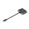 CLUB3D MST stebulė USB3.2 Gen2 Type-C (DP Alt-Mode) į DisplayPort + HDMI 4K60Hz M/F