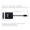 CLUB3D USB3.2 Gen2 Type-C (DP™ Alt-Mod) į DisplayPort dviejų monitorių MST šakotuvas, 4K 60Hz, 1,5 m