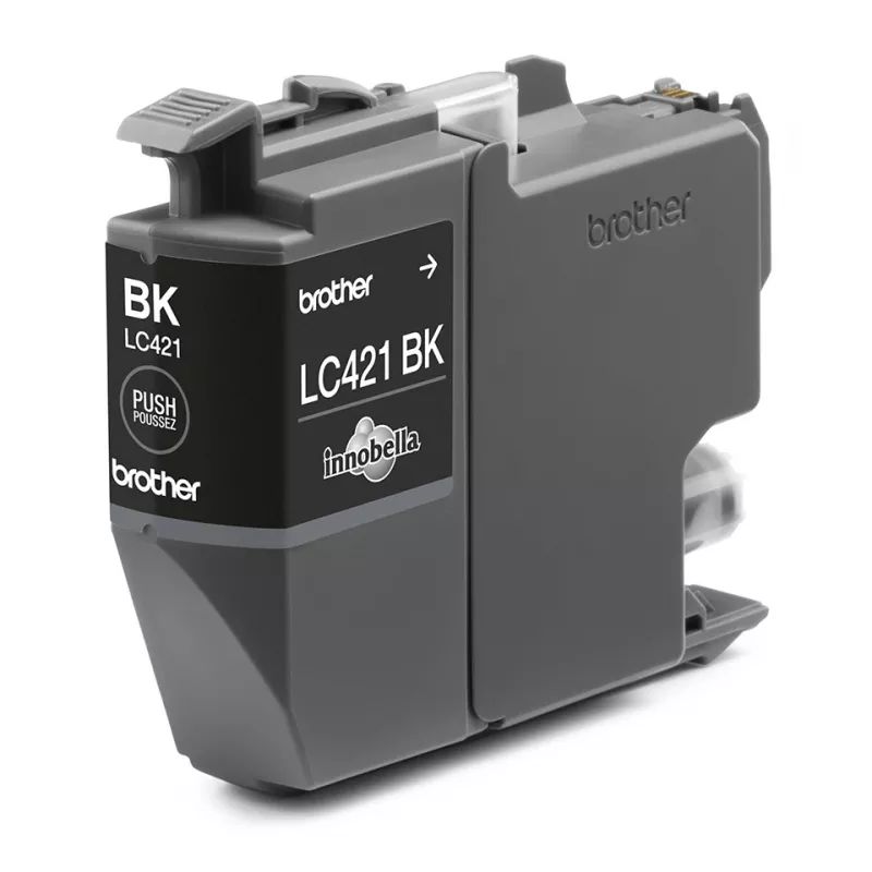 Kasetė Brother LC421BK juoda 1 vnt. Originali