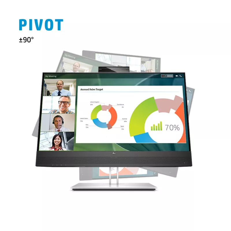 Monitorius HP E24mv G4 23,8 colio Full HD 1920 x 1080