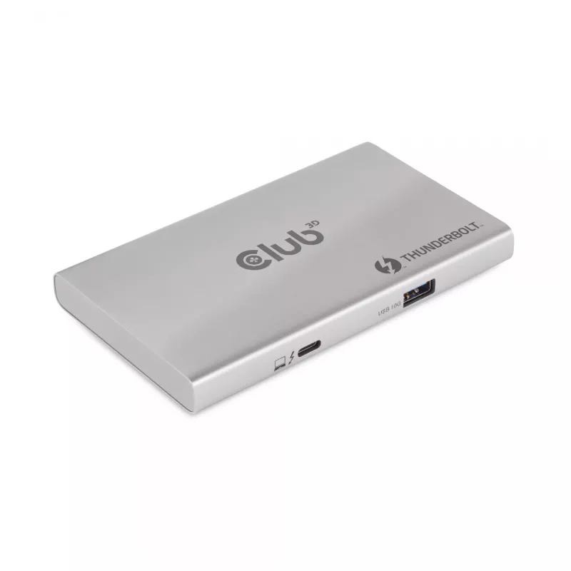 CLUB3D CSV-1580 Thunderbolt™ 4 nešiojamas 5-in-1 centras su išmaniuoju maitinimu
