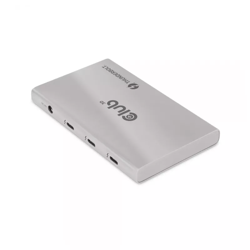 CLUB3D CSV-1580 Thunderbolt™ 4 nešiojamas 5-in-1 centras su išmaniuoju maitinimu
