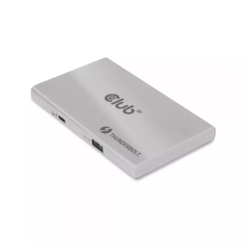 CLUB3D CSV-1580 Thunderbolt™ 4 nešiojamas 5-in-1 centras su išmaniuoju maitinimu