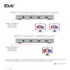 CLUB3D CSV-1580 Thunderbolt™ 4 nešiojamas 5-in-1 centras su išmaniuoju maitinimu