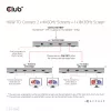 CLUB3D CSV-1580 Thunderbolt™ 4 nešiojamas 5-in-1 centras su išmaniuoju maitinimu