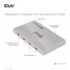 CLUB3D CSV-1580 Thunderbolt™ 4 nešiojamas 5-in-1 centras su išmaniuoju maitinimu