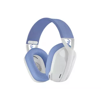 LOGITECH G435 Lightspeed belaidės žaidimų ausinės – balta